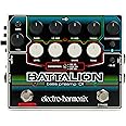 Electro-Harmonix Battalion Black 4-band EQ, MOSFET Distortion, Compressor, Noise Gate Bass Preamp & DI Pedal