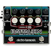 Electro-Harmonix Battalion Black 4-band EQ, MOSFET Distortion, Compressor, Noise Gate Bass Preamp &amp; DI Pedal