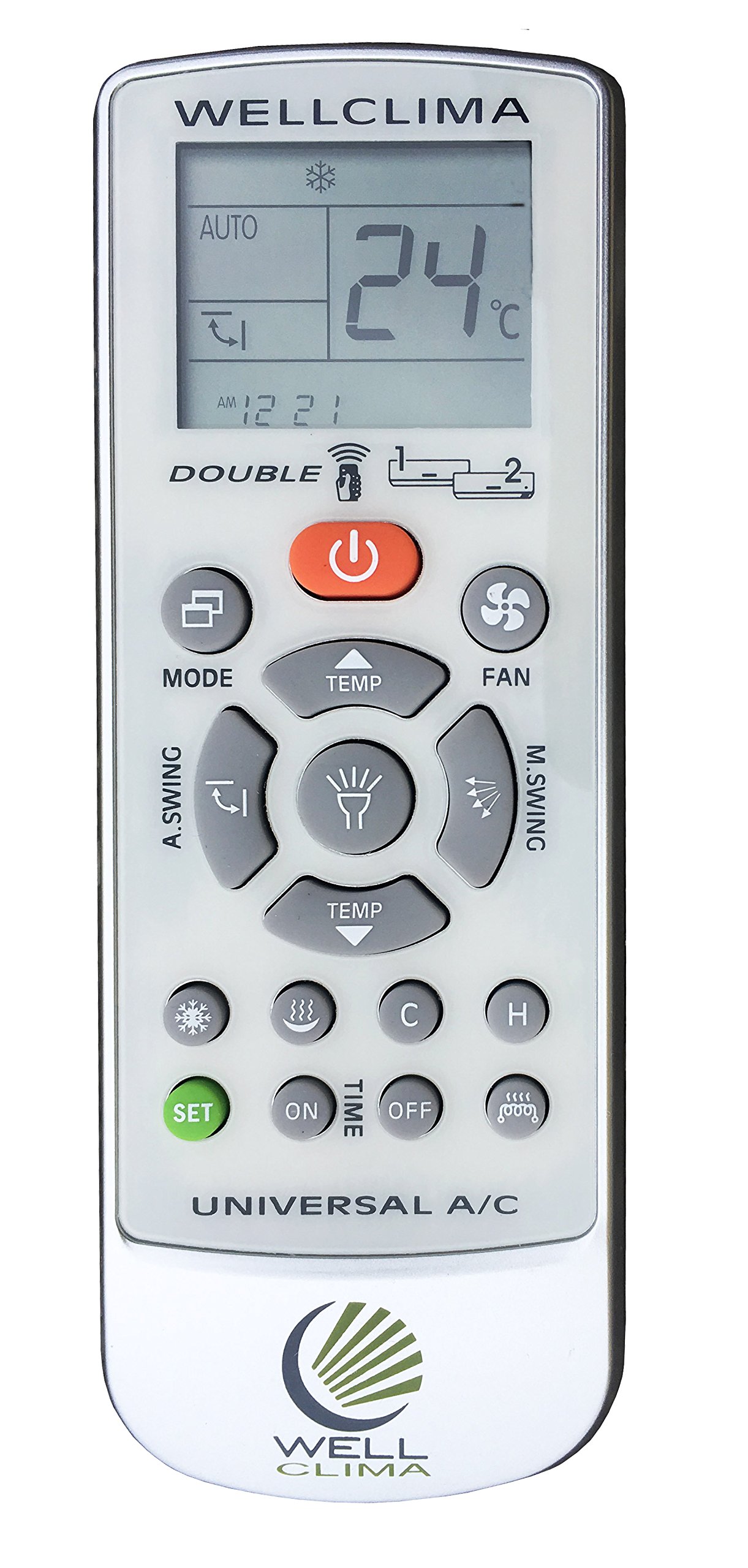 wellclima Universal Remote Control For Air Conditioner