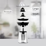 Duronic JE6SR Electric Citrus Juicer 100W Silver Stainless Steel 2 Cones view 5
