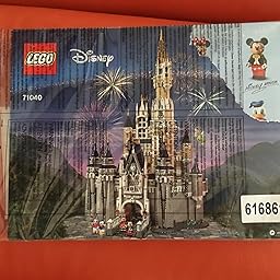 lego disney castle measurements