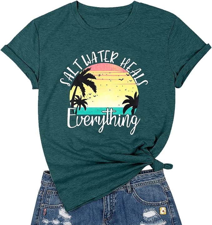 graphic beach t shirts