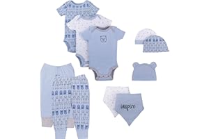 Lamaze baby-boys Organic Baby 10 Piece Gift Set