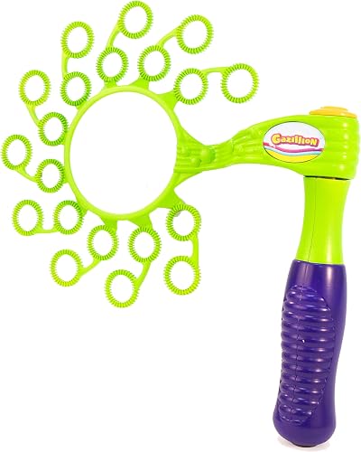 Gazillion Spinnin Bubbles Wand with 115ml Solution - No-Spill Tray Kids 3+