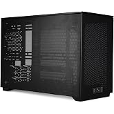 SSUPD Meshroom D Mini-ITX Small Form Factor (SFF) Case - Full Mesh Side Panel - Tool-Free and Easy Accessibility Black (Variant B)