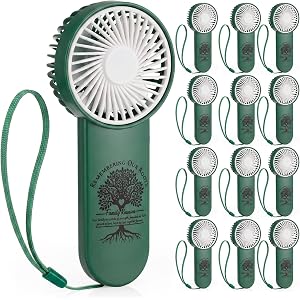 Ropoloogy 12 Pcs Family Reunion Party Favors Family Reunion Fans Bulk Remembering Our Roots Hand Fans with Lanyard for Gather