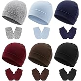 BQUBO Newborn Baby Hats Mittens Set for Boys Girls Hospital Hat Beanie Infant Caps Baby Gloves