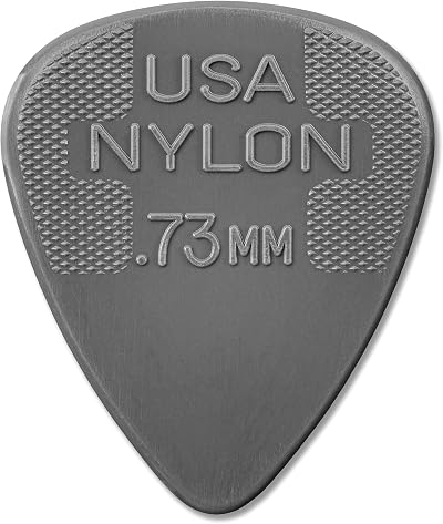 Dunlop 44R 0.73mm Picks 72 PCS Set Jim Dunlop Nylon Grips