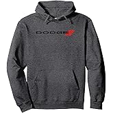 Black and Red Rhombus Logo | Officially Licensed Dodge Pullover Hoodie