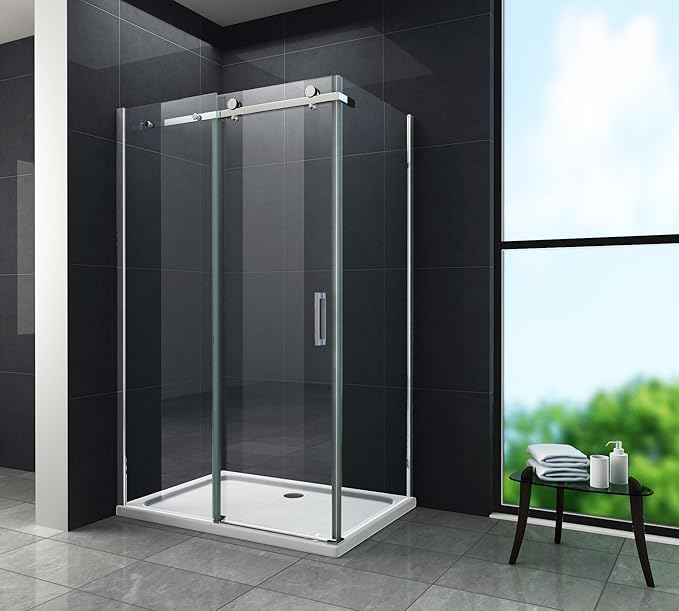 Duschkabine TELA 140 x 90 x 200 cm inkl. Duschtasse
