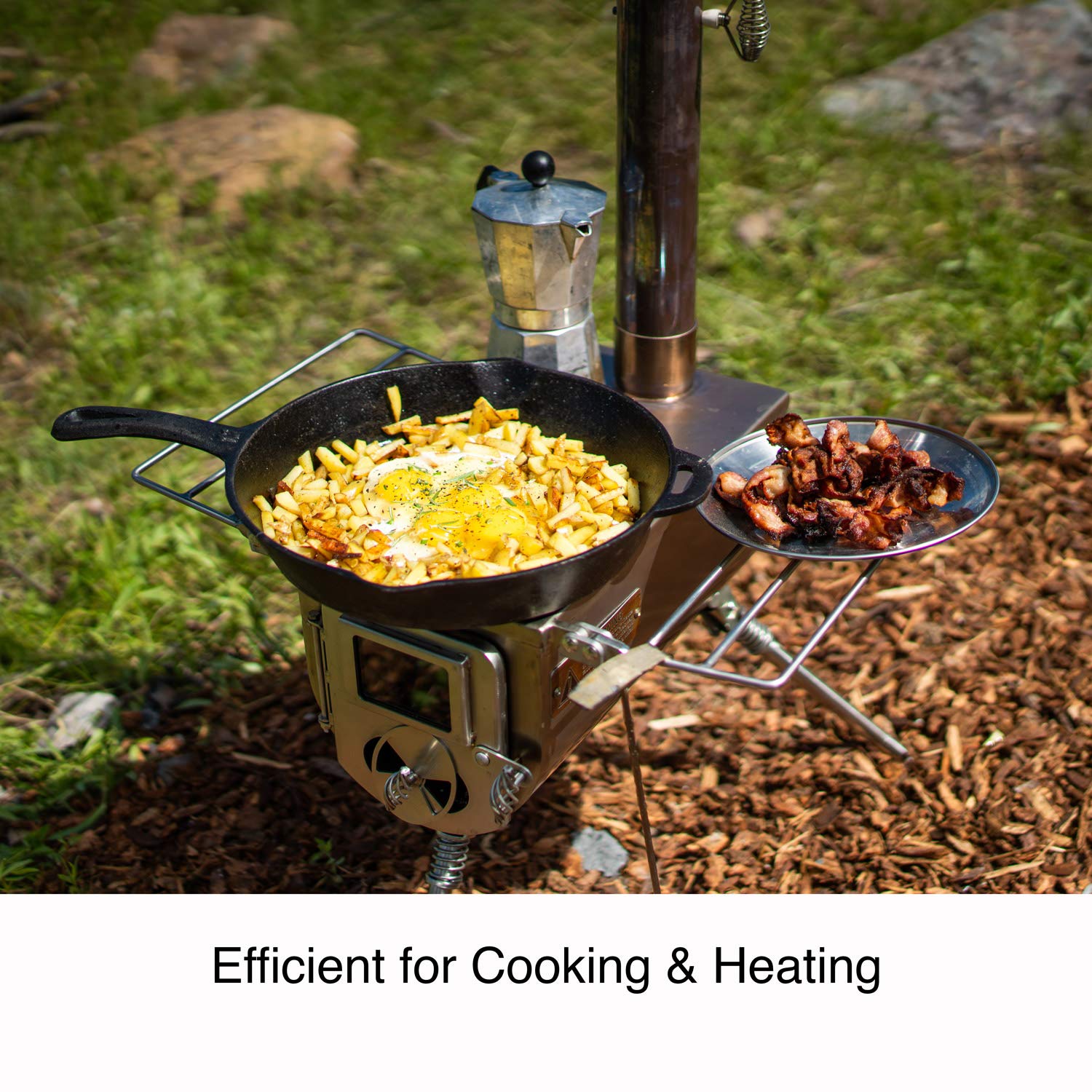 Winnerwell Woodlander Medium Tent Stove Tiny Portable Wood