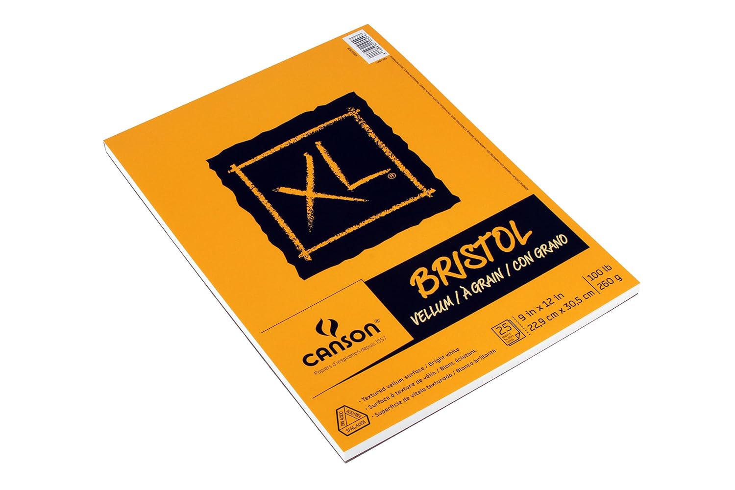 Canson XL Series Vellum Bristol Drawing Paper 100 genuine counter