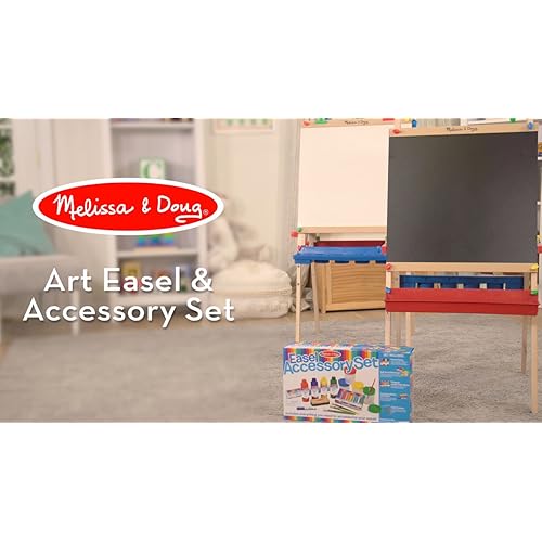 melissa doug art easel accessory set