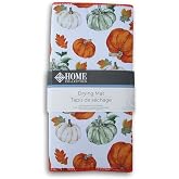 Home Collection Pumpkins Dish Drying Mat - 12x18 Inches