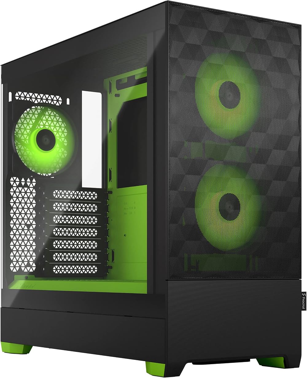 Fractal Design Pop Air RGB Green Core ATX Mid Tower Case TG Glass