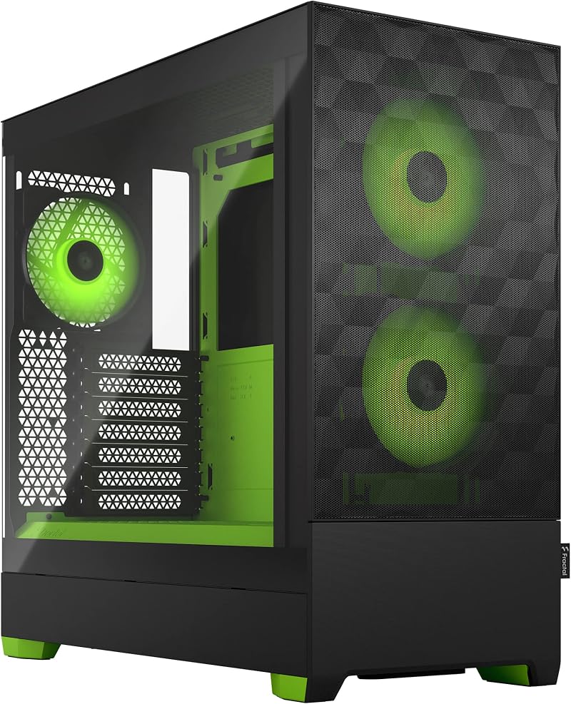 Fractal Design Pop Air RGB Green Core ATX Mid Tower Case TG Glass