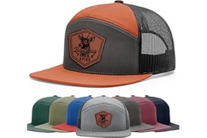 Bad Day to Be a Spike, Funny Deer Hunting Hat, 168 Style Trucker Leather Patch Hat for Men And Women Breathable Hat, Snapback