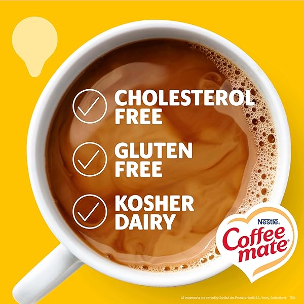 NESTLE COFFEE MATE COFFEE CREAMER, ZERO SUGAR HAZELNUT, LIQUID CREAMER SINGLES, NON DAIRY, NO REFRIGERATION, 0.375 FL OZ TUBS (PACK OF 200)