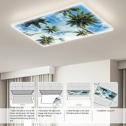 DIQISHIZHU Fluorescent Light Covers for Classroom