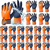 Geyoga Waterproof Winter Work Gloves Bulk for Men and Women Freezer Gloves Thickened Thermal Insulated for Cold Weather