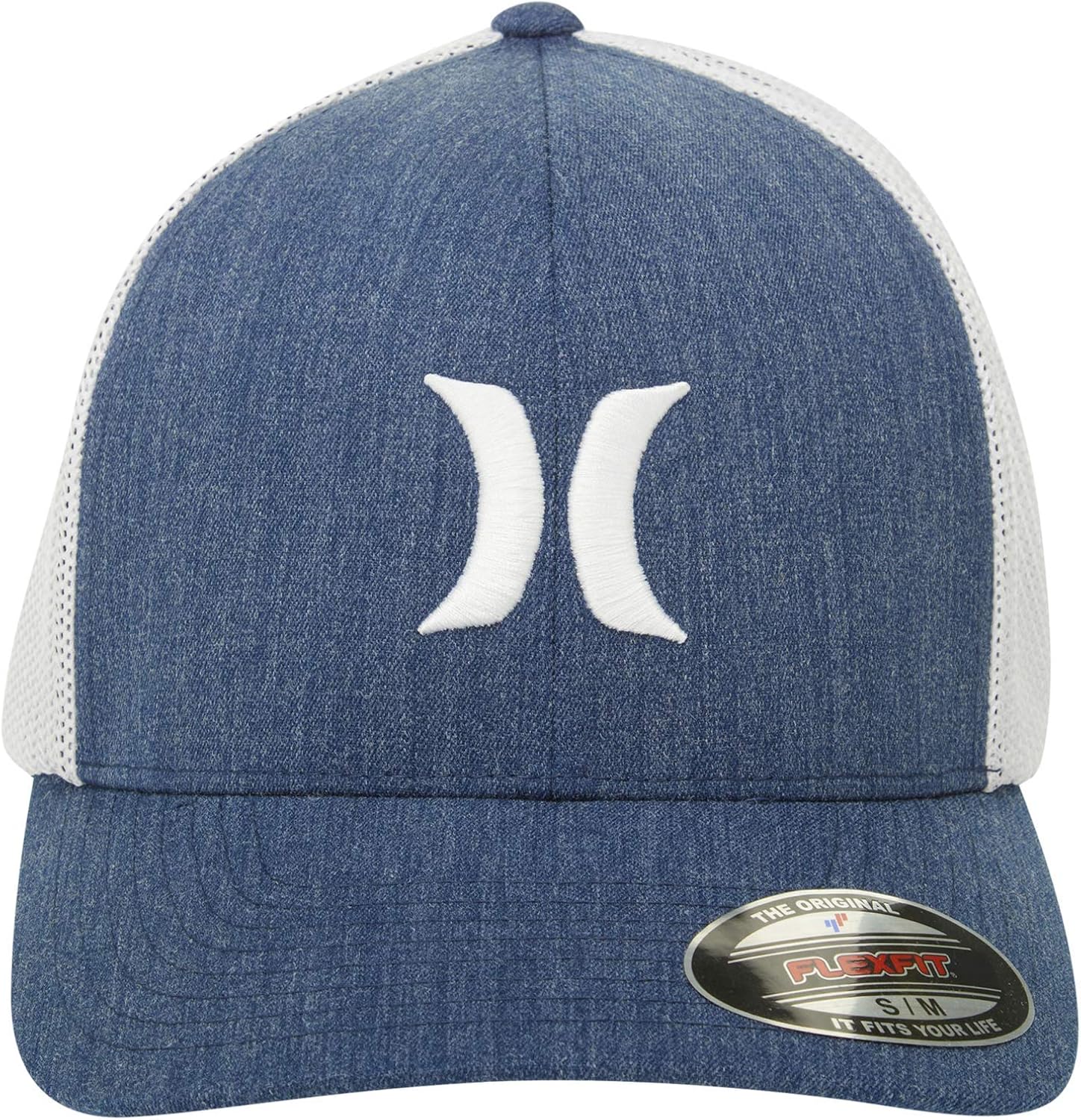 Hurley Men's Icon Textures Flexfit Baseball Cap: Clothing