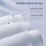 ourmed life Face Towels Disposable Biodegradable 100 Count 7.8 in x 7.8 in view 4
