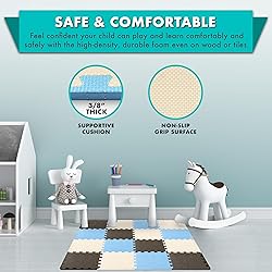 ProSource Foam Puzzle Floor Play Mat for Kids and