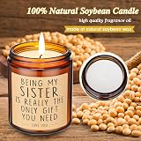 wompolle Scented Candle for Sister Funny Gift 7 oz 40-50 hrs Burn Time view 4