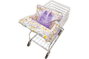 GoldBug Baby and Toddler Shopping Cart Cover & High Chair Cover - Backyard Bugs