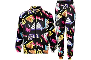 Mepase Retro 80s 90s Outfit for Men Side Taping Sportswear Urbanwear Streetwear Casual Long Sleeve 90s Tracksuit for Jogger