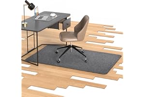 Placoot Office Chair Mat for Hardwood Floor, 55"x35" Computer Chair Mat, Desk Chair Mat, Large Anti-Slip Floor Protector for Home Office