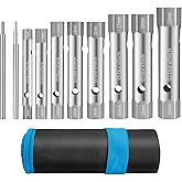 DURATECH 10-Piece Shower Valve Socket Wrench Set with Bar Handles, Metric | 6mm-22mm, for Removing Tub &amp; Shower Valve, Home Plumbing Repairs