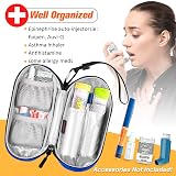SITHON Medical Carrying Case Insulated Organiser Holds 2 EpiPens Blue view 2