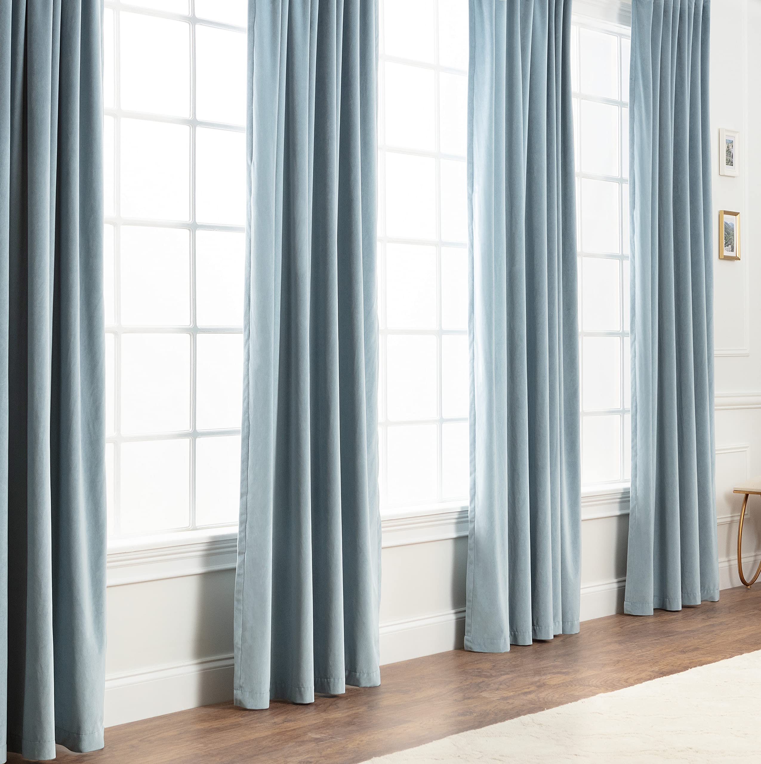 Chanasya Premium Solid Velvet Curtains - Classy and Solid Drapes for ...