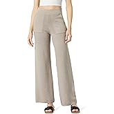 The Drop Women's Cynthia Cotton Blend Wide Leg Sweater Pant