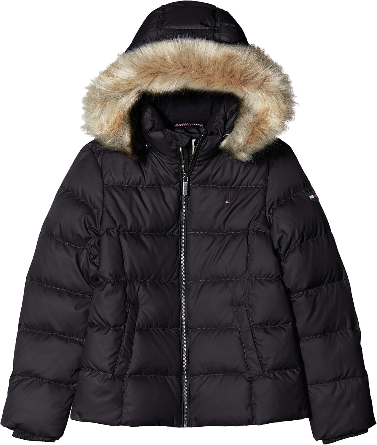 Tommy Hilfiger Girl's Essential Down Jacket Amazon.co.uk Clothing