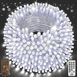 600FT 1500 LED Christmas String Lights Outdoor with
