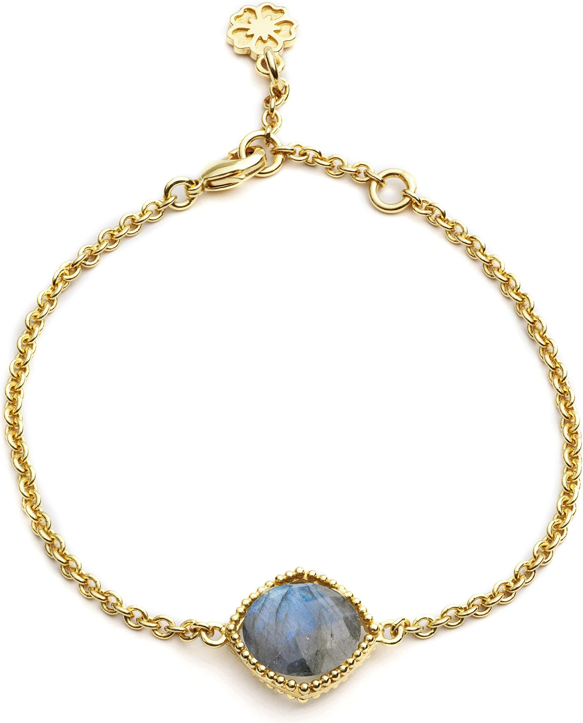Azuni Delphi Single Stone Bracelet in Labrodite