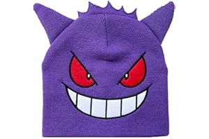 Bioworld Pokemon Gengar Big Face Beanie with Ears