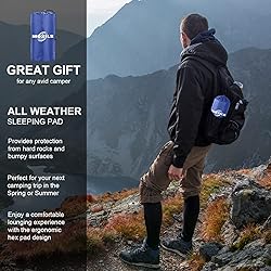 MOXILS Sleeping Pad, Ultralight Inflatable Sleeping