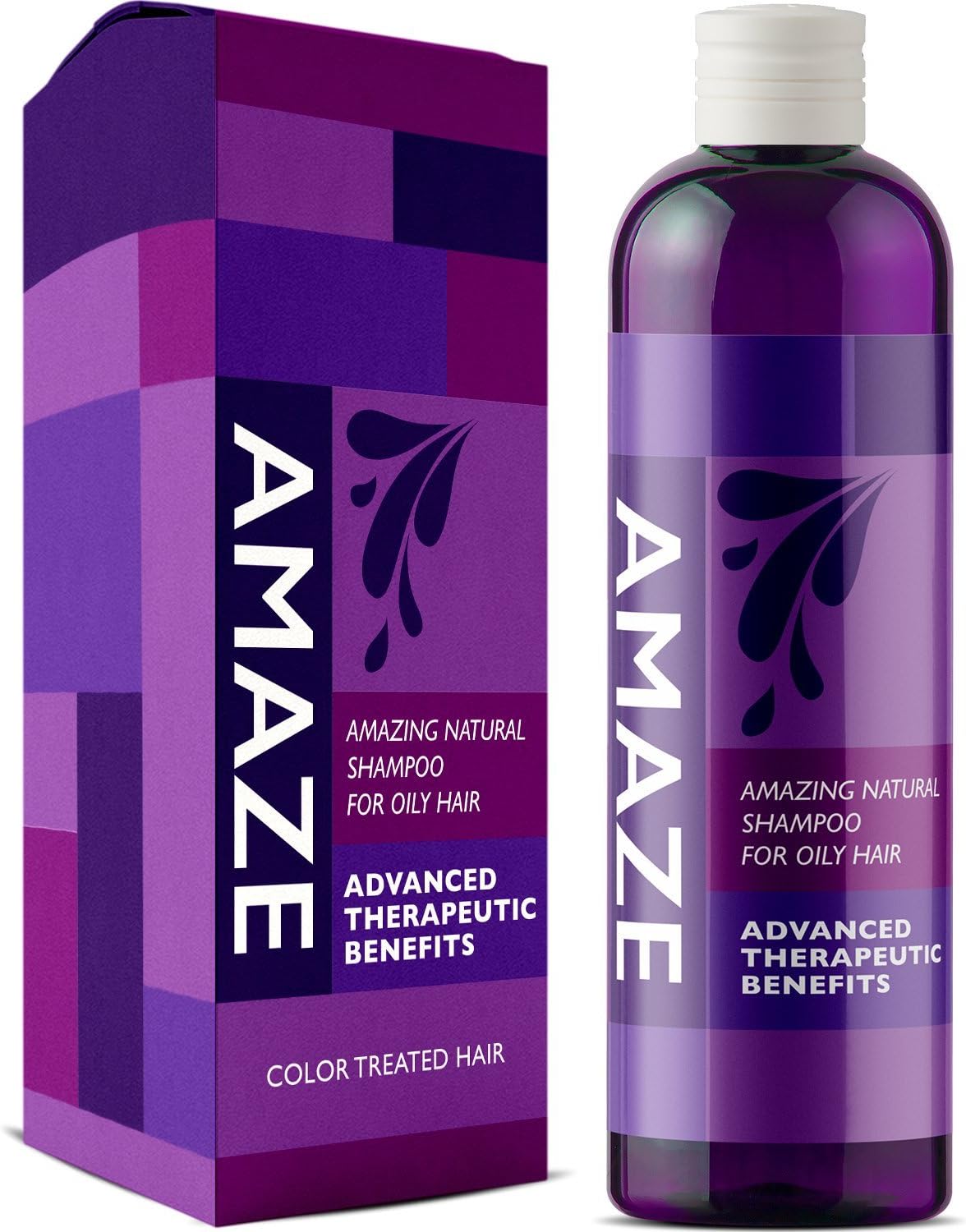 Daily Shampoo for Oily Hair and Oily Scalp Volumizing Itchy Hair Treatment for Fine Normal or Color Treated Hair Clarifying Greasy Hair Balancing Cleanser with Pure Jojoba Lemon and Moroccan Argan Oil