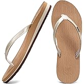 KuaiLu Womens Fashion Flip Flops Ladies Lightweight Summer Beach Yoga Mat Thong Sandals with Comfortable Arch Support