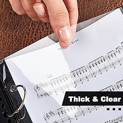 Amylove Music Flip Folder Marching Band Plastic