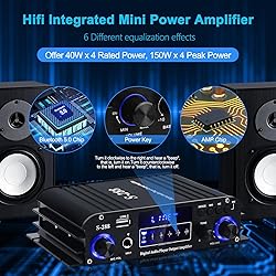 Stereo Audio Amplifier for Home Speakers S-288