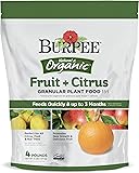Burpee 99946 Fruit Citrus Fertilizer Organic Granular Plant Food, 4 lb