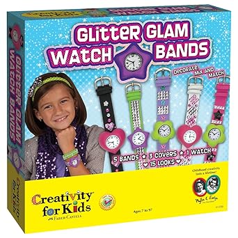 Faber-Castell Creativity For Kids Glitter Glam Watch Bands
