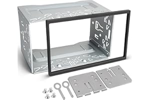 NuIth Double Din Installation Kit, Double Din Radio Mount Cage Bracket for Volkswagen 1998-2009, Double DIN Stereo Cage with 