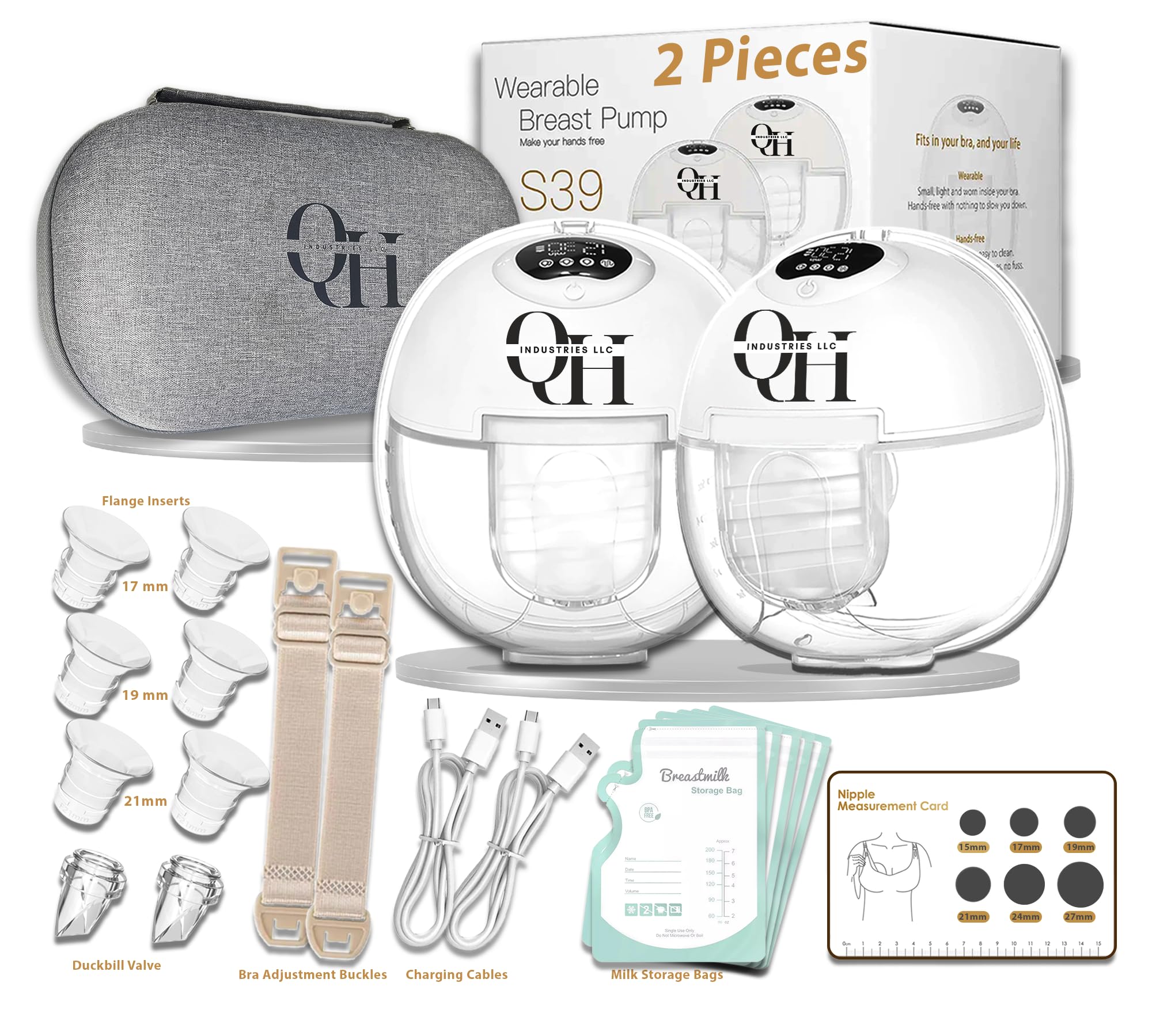 Photo 1 of Hands-Free Wearable Breast Pump with Leak-Proof Comfort Seal, Portable Electric Pump Featuring 4 Modes, 12 Adjustable Suction Levels & Smart Memory Function with Extended Battery Life