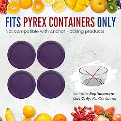 Replacement Lids for Pyrex 4-Cup Glass Food Storage