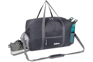 sportsnew Sports Gym Bag with Shoes Compartment and Wet Pocket, Travel Duffel for Men and Women, 38L Workout Weekender Overnight Bag Lightweight